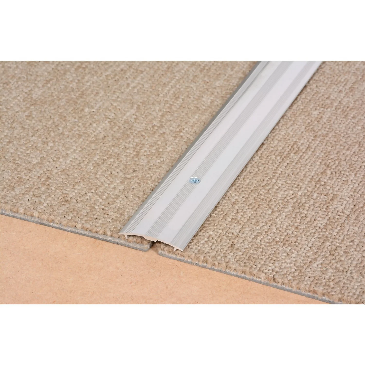 Vitrex Cover Strip Carpet to Carpet Edge - Silver 1800mm Vitrex Cover Strip Carpet To Carpet Edge - Silver 1800mm -Homebase Shop 12804635 1964842775362591