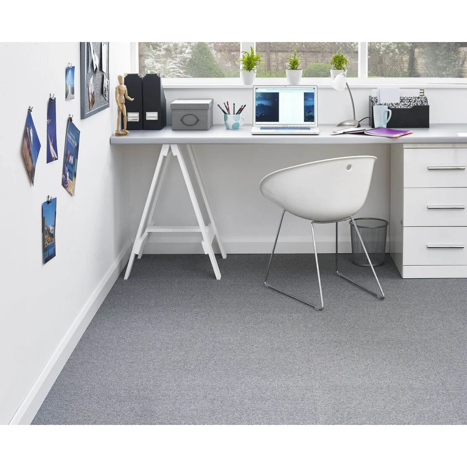 Vitrex Value Carpet Tile 500 x500mm - Grey Vitrex Value Carpet Tile 500 X500mm - Grey -Homebase Shop 12812693 6424833225573888