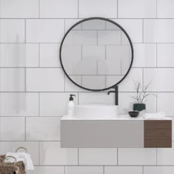 None Plain White Ceramic Wall Tile 250 X 400mm 3 None Plain White Ceramic Wall Tile 250 X 400mm -Homebase Shop 12813765 1704909116944058