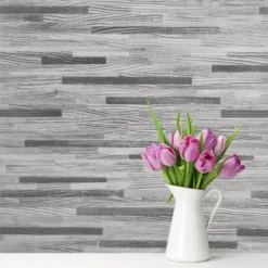 Belgravia Decor Milana Wood Effect Embossed Metallic Charcoal Wallpaper -Homebase Shop 12818241 2084832953793892