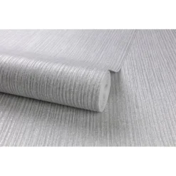 Grandeco Quartz Plain Grey Wallpaper -Homebase Shop 12826854 1134876703658927