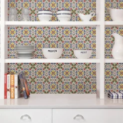 None Tuscan Tile Peel And Stick Self Adhesive Wall Tiles 2 None Tuscan Tile Peel And Stick Self Adhesive Wall Tiles -Homebase Shop 12827891 1164832979252117