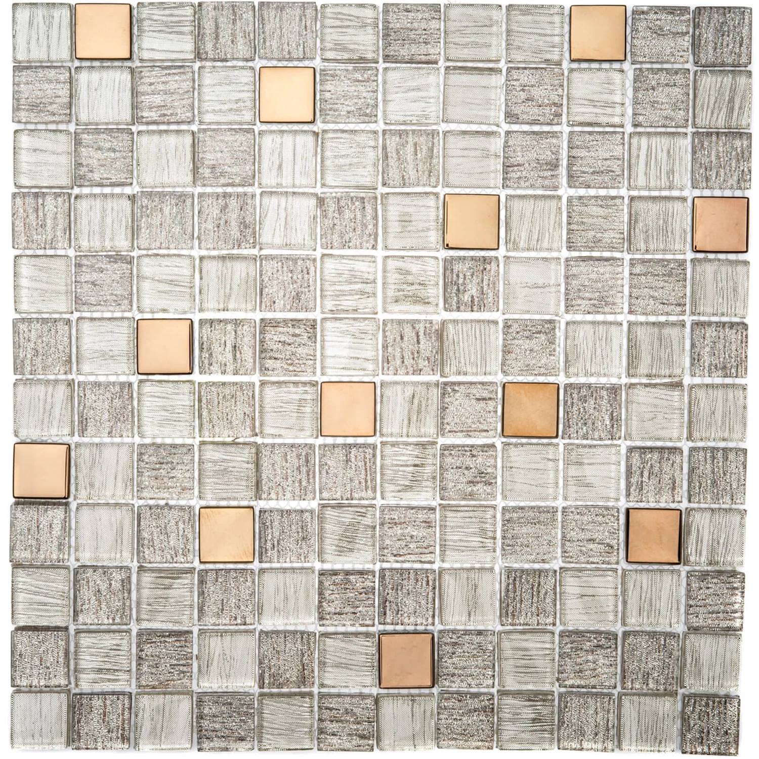 House of Mosaics Copper Antwerp Mosaic Tile (Sample Only) - 150 x 110mm House Of Mosaics Copper Antwerp Mosaic Tile (Sample Only) - 150 X 110mm -Homebase Shop 12829914 1194831950393570
