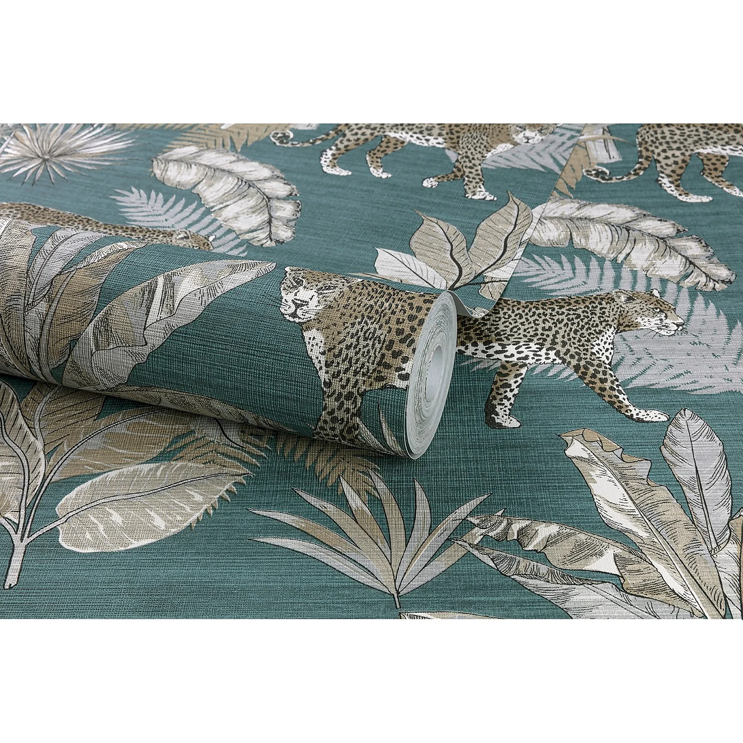 Grandeco Leopard Teal Paste the Wall Wallpaper Grandeco Leopard Teal Paste The Wall Wallpaper -Homebase Shop 12837441 1384873385323806