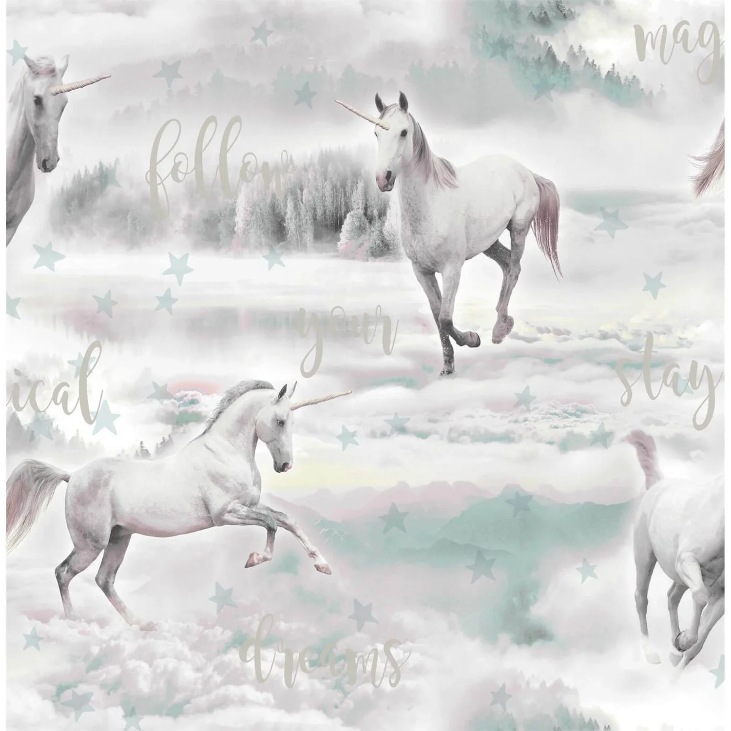 Fresco Unicorn Dreamland Wallpaper Fresco Unicorn Dreamland Wallpaper -Homebase Shop 12840762 4764831949195445