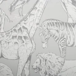 Superfresco Easy Jungle Animals Grey Wallpaper -Homebase Shop 12841090 5614833227365410