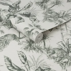 Superfresco Easy Zanzibar Green Wallpaper -Homebase Shop 12841510 1894833227737818