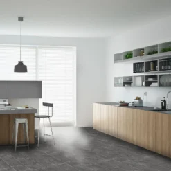 None Nicole Slate Vinyl Sheet Flooring - 3x2m Roll -Homebase Shop 13053377 8605005268870487