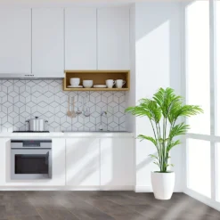 None Warm Oak Vinyl Sheet Flooring - 3x2m Roll -Homebase Shop 13053384 1875002421411688