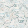 Organic Textures Agate Tile Turquoise Wallpaper