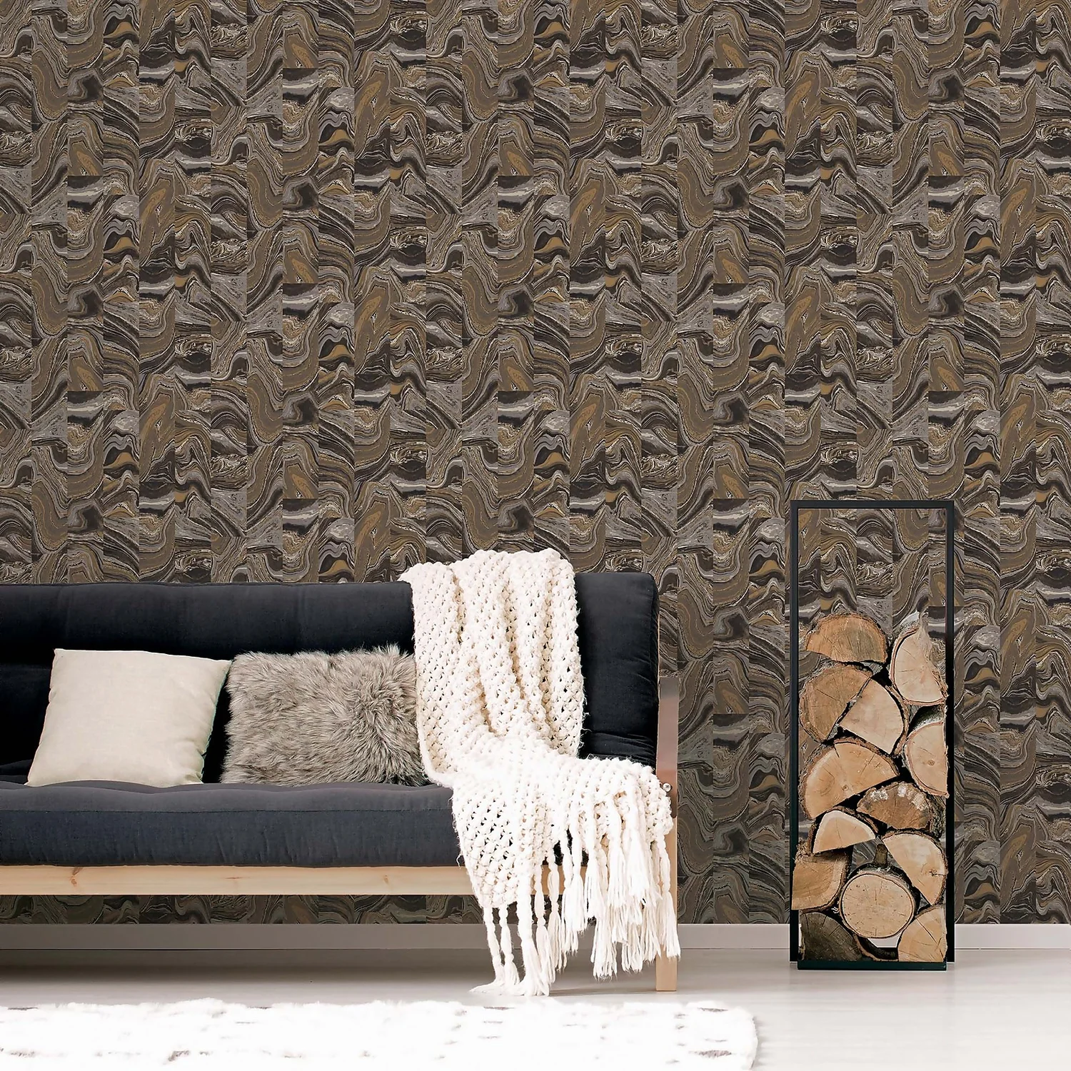 Organic Textures Agate Tile Black Wallpaper Organic Textures Agate Tile Black Wallpaper -Homebase Shop 13120792 1474866366915507