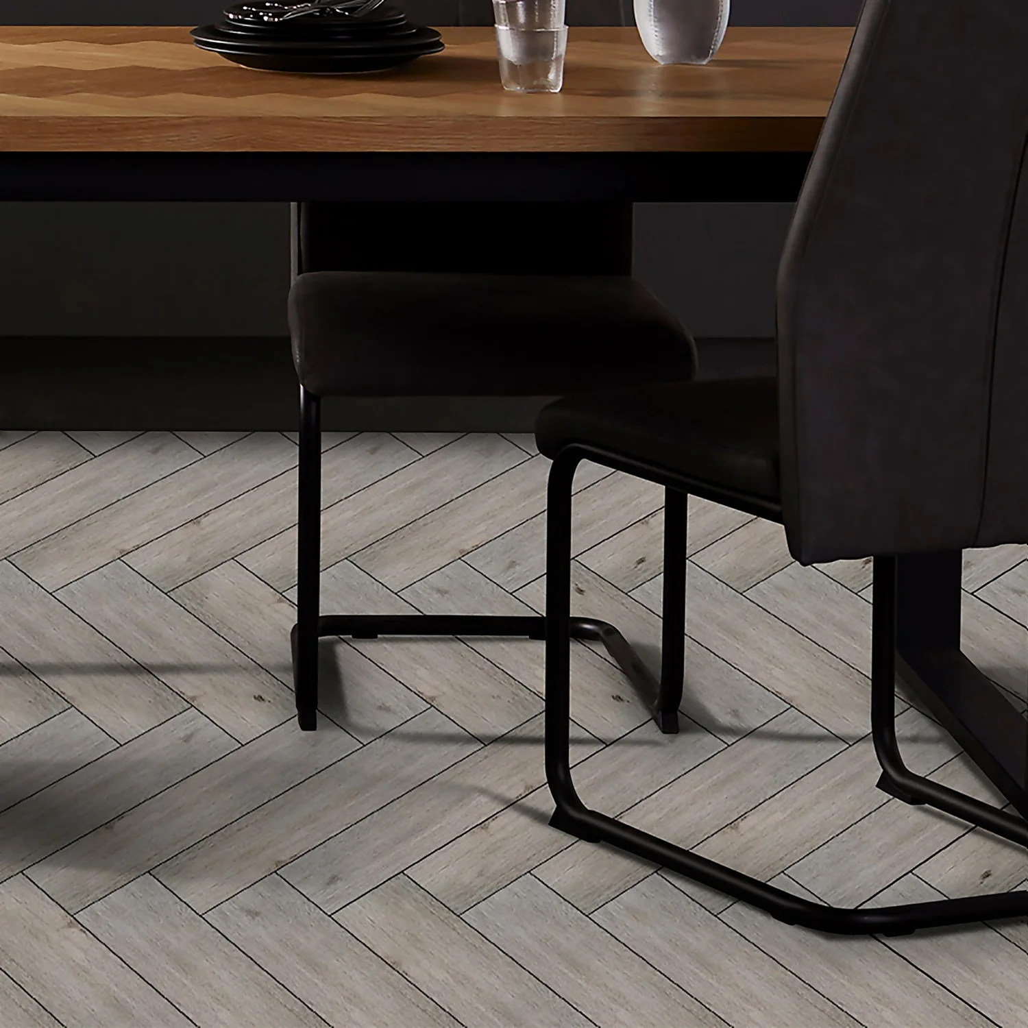 House of Wall Tiles Wood Effect Grey Oak Porcelain Floor Tile 600x150mm - 0.99sqm pack House Of Wall Tiles Wood Effect Grey Oak Porcelain Floor Tile 600x150mm - 0.99sqm Pack -Homebase Shop 13220577 2234924668566496