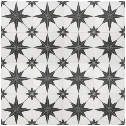 Country Living Starry Skies White Light Porcelain Floor & Wall Tile 1.42sqm Pack - 450x450mm -Homebase Shop 13220583 2094915124923530
