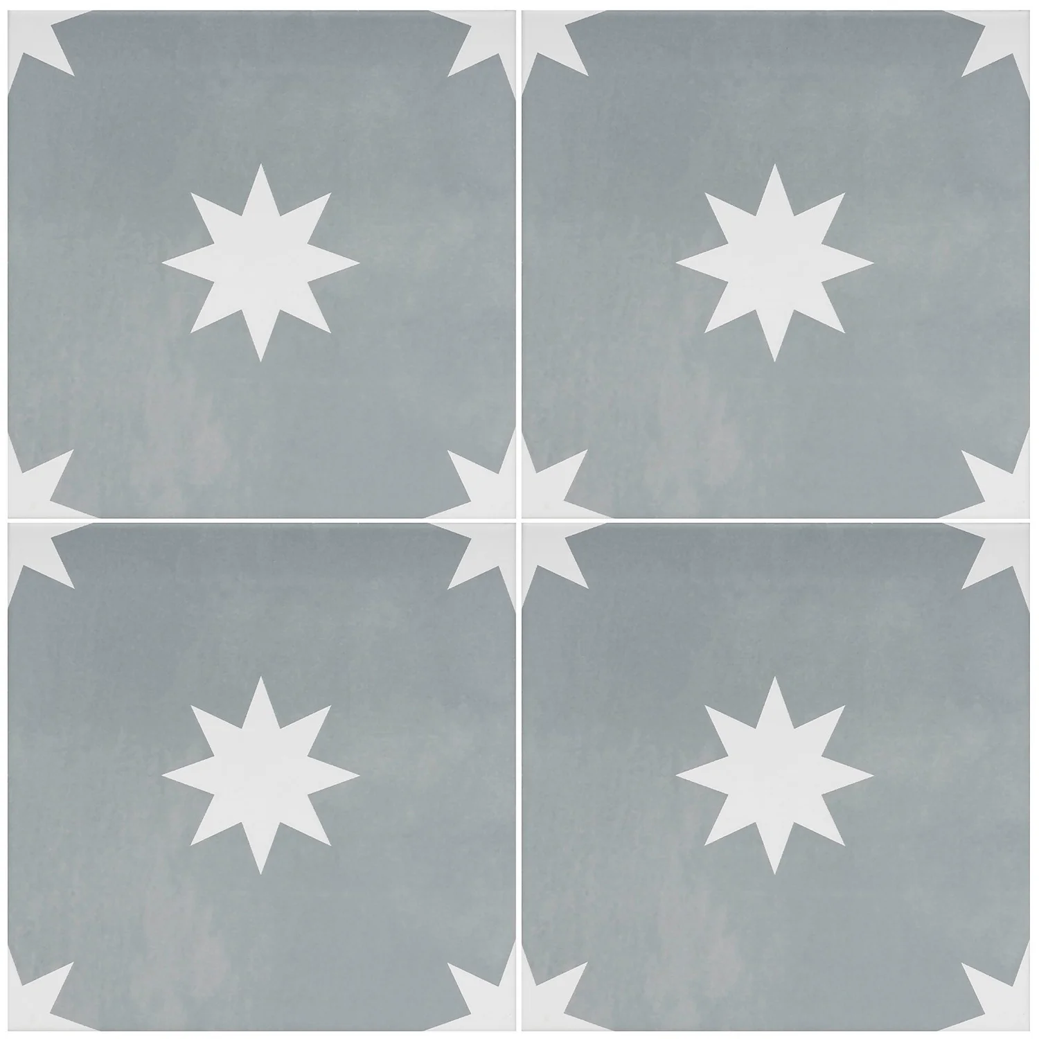 Country Living Starry Skies Chalk Grey Porcelain Wall & Floor Tile 200 x 200mm - 0.52sqm Pack Country Living Starry Skies Chalk Grey Porcelain Wall & Floor Tile 200 X 200mm - 0.52sqm Pack -Homebase Shop 13220587 1904915124800662