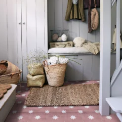 Country Living Starry Skies Peony Blush Porcelain Wall & Floor Tile 200 X 200mm - 0.52sqm Pack -Homebase Shop 13220588 1075051391067092