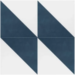 House Beautiful Cube Denim Porcelain Wall & Floor Tile 200 X 200mm - 0.52sqm Pack -Homebase Shop 13220590 1724924675554813