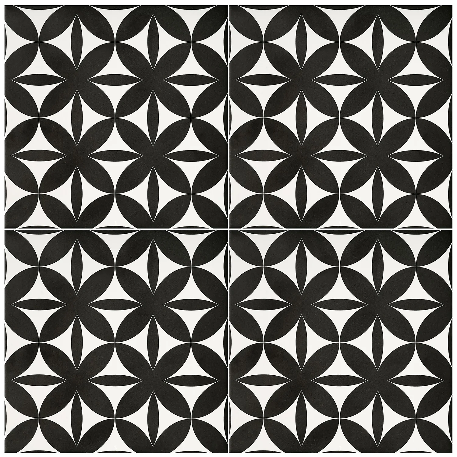 Fiore Eclipse Grey Porcelain Wall & Floor Tile 200 x 200mm - 0.52sqm Pack Fiore Eclipse Grey Porcelain Wall & Floor Tile 200 X 200mm - 0.52sqm Pack -Homebase Shop 13220598 1364916348899719