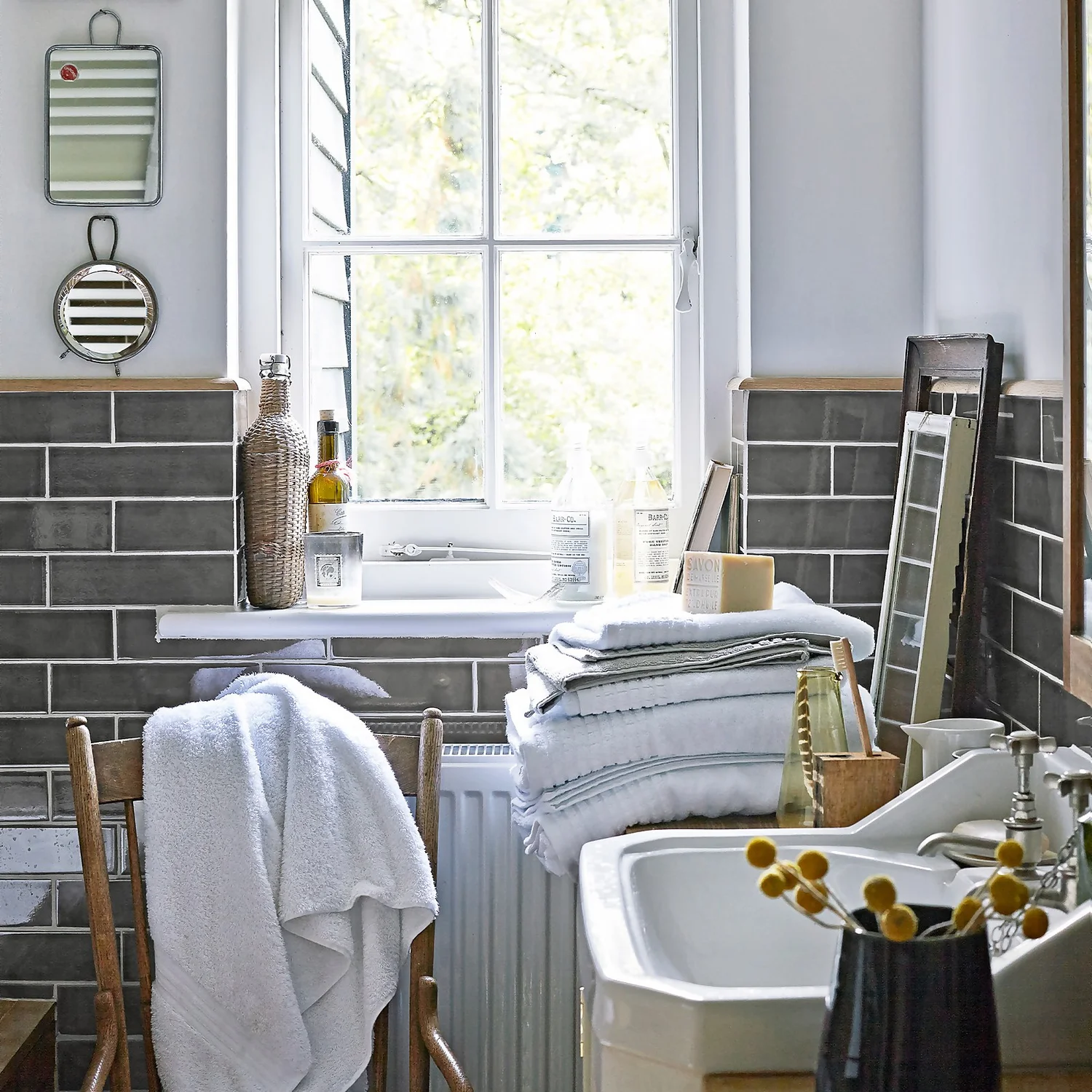 Country Living Artisan Stormy Grey Ceramic Wall Tile 75 x 300mm - 0.5sqm Pack Country Living Artisan Stormy Grey Ceramic Wall Tile 75 X 300mm - 0.5sqm Pack -Homebase Shop 13433209 2985051390914512