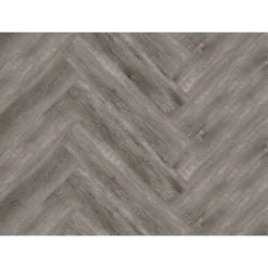 Kraus Rigid Core Herringbone Luxury Vinyl Floor Tile - Brampton Grey -Homebase Shop 13733822 1865002464983973