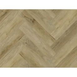 Kraus Rigid Core Herringbone Luxury Vinyl Floor Tile - Wistow Oak -Homebase Shop 13733824 7415002464981438