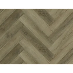 Kraus Herringbone Luxury Vinyl Floor Tile Sample - Odell Oak -Homebase Shop 13733831 2094957094602719