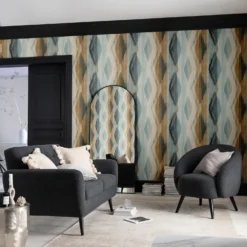 Next Abstract Ikat Orange Wallpaper 3 Next Abstract Ikat Orange Wallpaper -Homebase Shop 13827412 1184969248408825