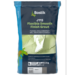 Bostik J115 Flexible Smooth Finish Tile Grout 5kg - Black