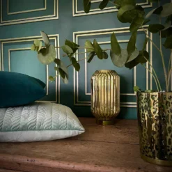 Belgravia Décor Forbidden Fruit Panel Smooth Green Wallpaper -Homebase Shop 13909596 1224981681269732