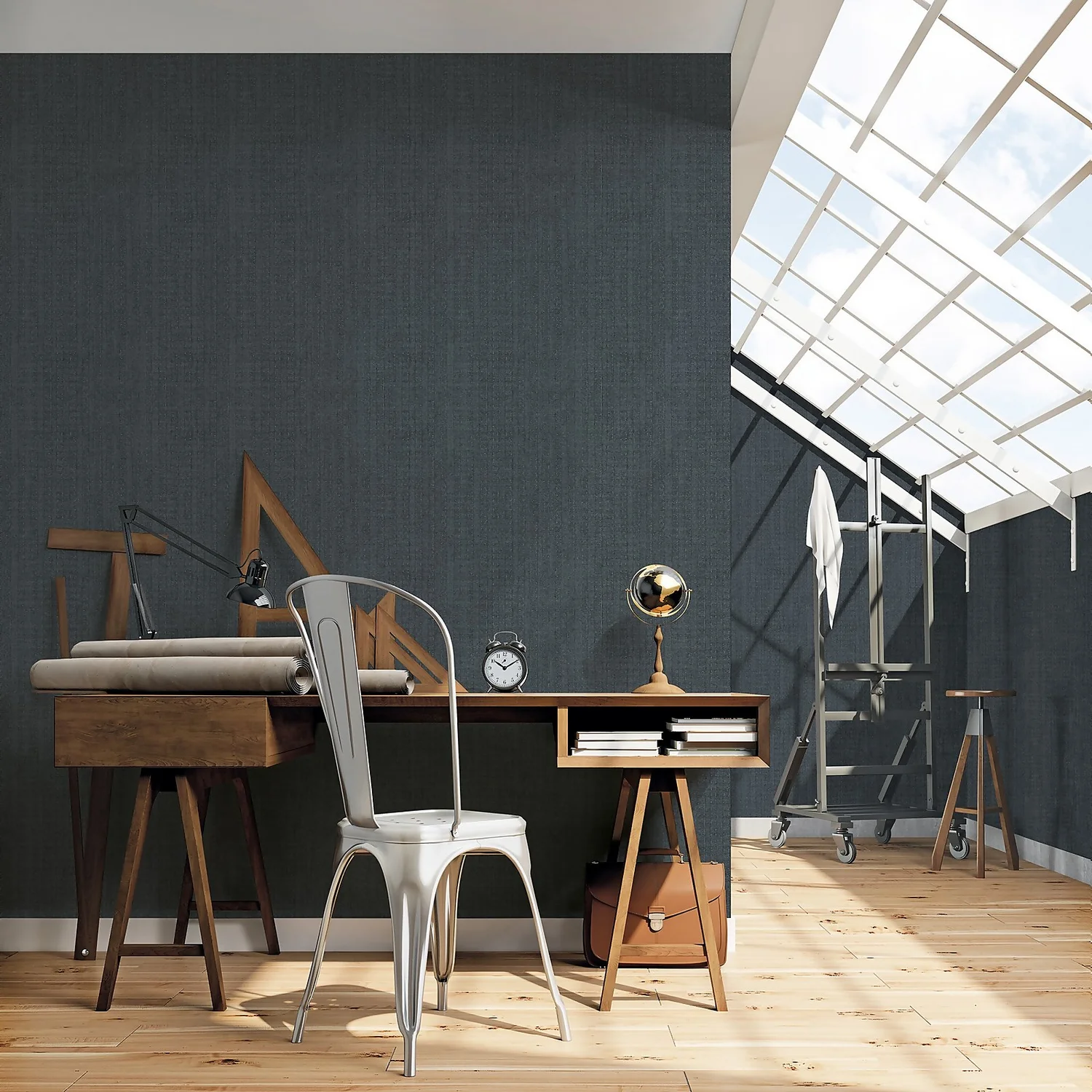 Galerie Vertical Texture Charcoal Wallpaper Galerie Vertical Texture Charcoal Wallpaper -Homebase Shop 13910527 6364994886653604