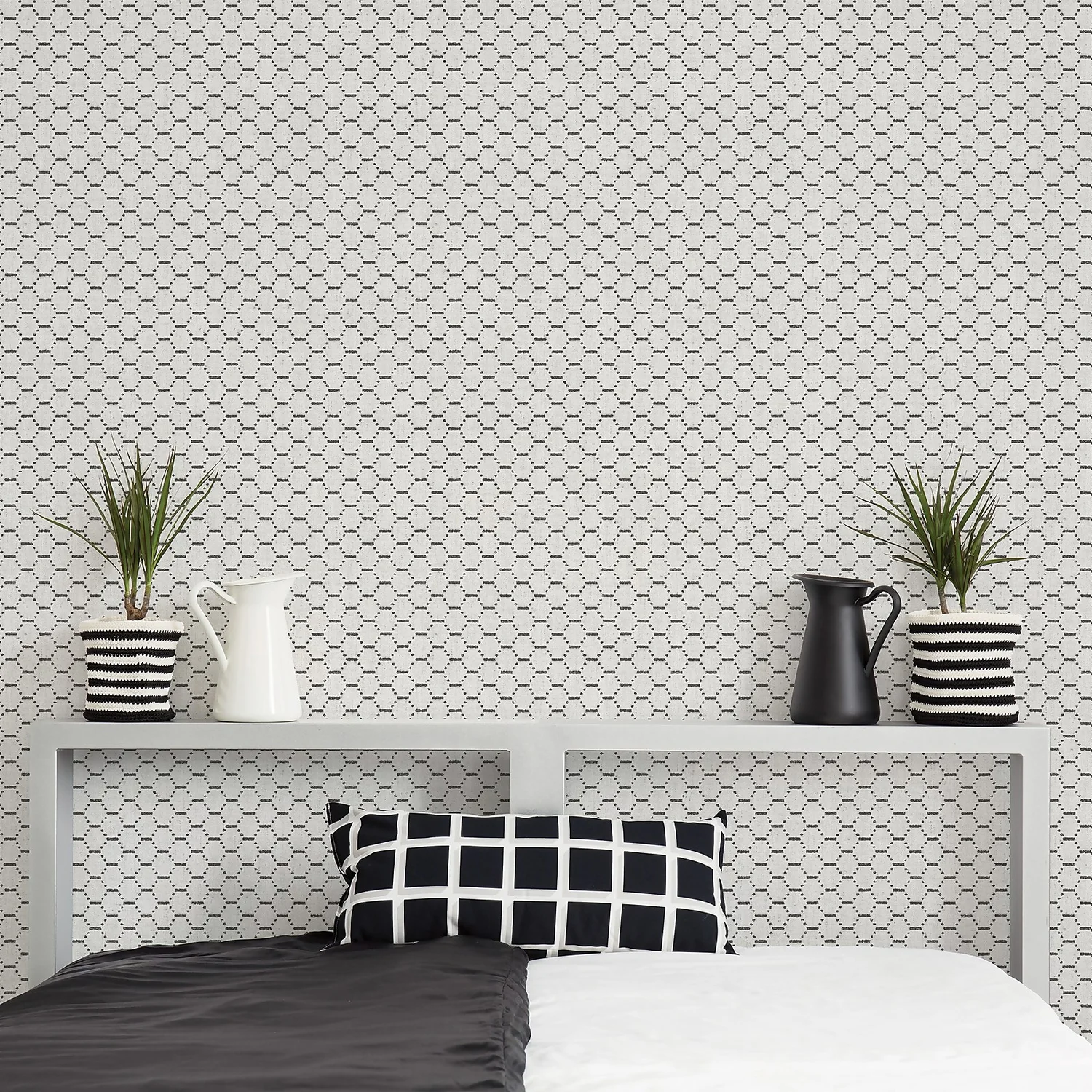Galerie Honeycomb Grey A4 Wallpaper Sample Galerie Honeycomb Grey A4 Wallpaper Sample -Homebase Shop 13910572 7464994886087174