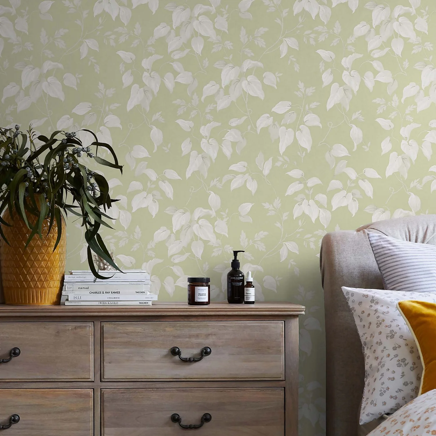 Next Trail Flower Green Wallpaper Next Trail Flower Green Wallpaper -Homebase Shop 13960871 8524998026279865
