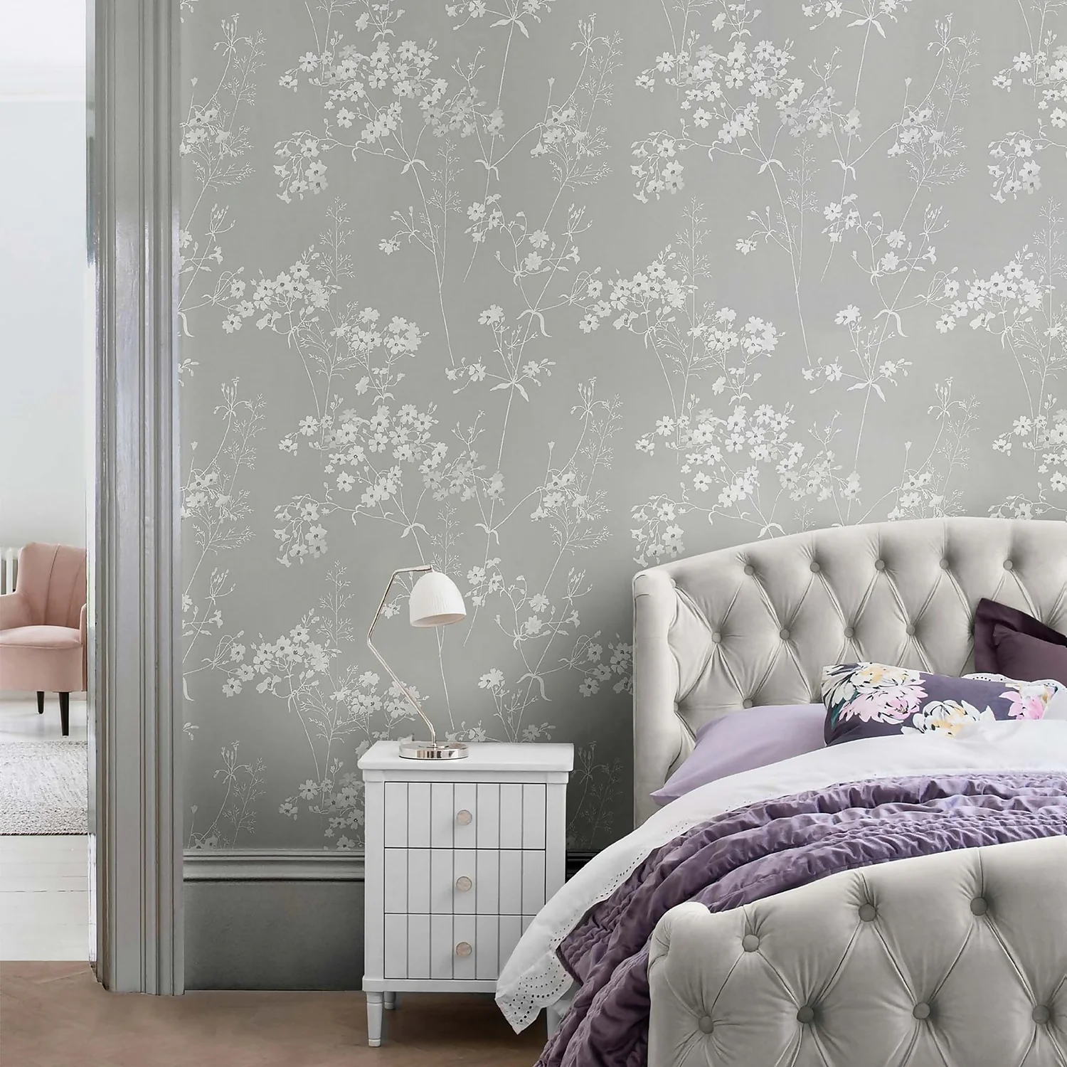 Next Leaf Grey Wallpaper Next Leaf Grey Wallpaper -Homebase Shop 13960877 1804998027252030