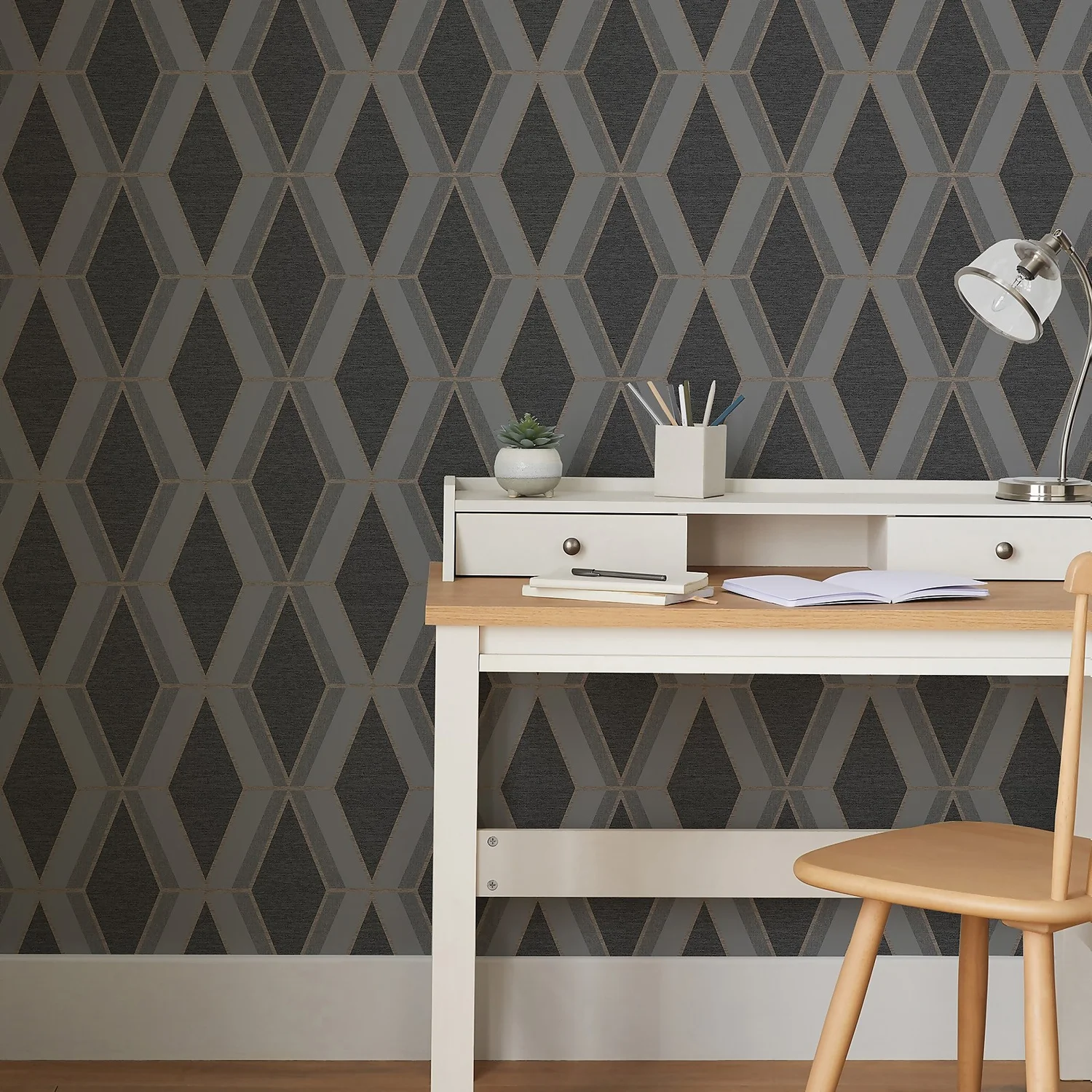 Next Optical Triangle Grey Wallpaper Next Optical Triangle Grey Wallpaper -Homebase Shop 13960886 3834998027006084