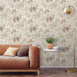 Grandeco Louan Natural Textured Metallic Wallpaper -Homebase Shop 13980239 1244998777726681