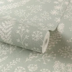 Grandeco Astrid Trail Green Textured Matt Wallpaper -Homebase Shop 13980241 7835003970448725