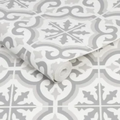 Contour Grecian Grey Wallpaper -Homebase Shop 13991821 1545003722643637