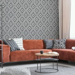 Superfresco Colours Aztec Geo Mono Wallpaper 4 Superfresco Colours Aztec Geo Mono Wallpaper -Homebase Shop 13991826 2745003726891121