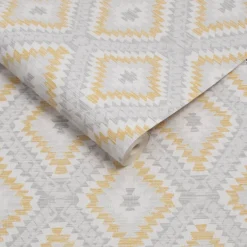 Superfresco Colours Aztec Geo Grey And Ochre Wallpaper -Homebase Shop 13991827 1405003725755288