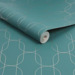 Superfresco Colours Eternity Teal Wallpaper 2 Superfresco Colours Eternity Teal Wallpaper -Homebase Shop 13991883 4705003726288886