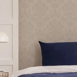 Boutique Royale Damask Champagne Wallpaper -Homebase Shop 13991908 1655003724395187