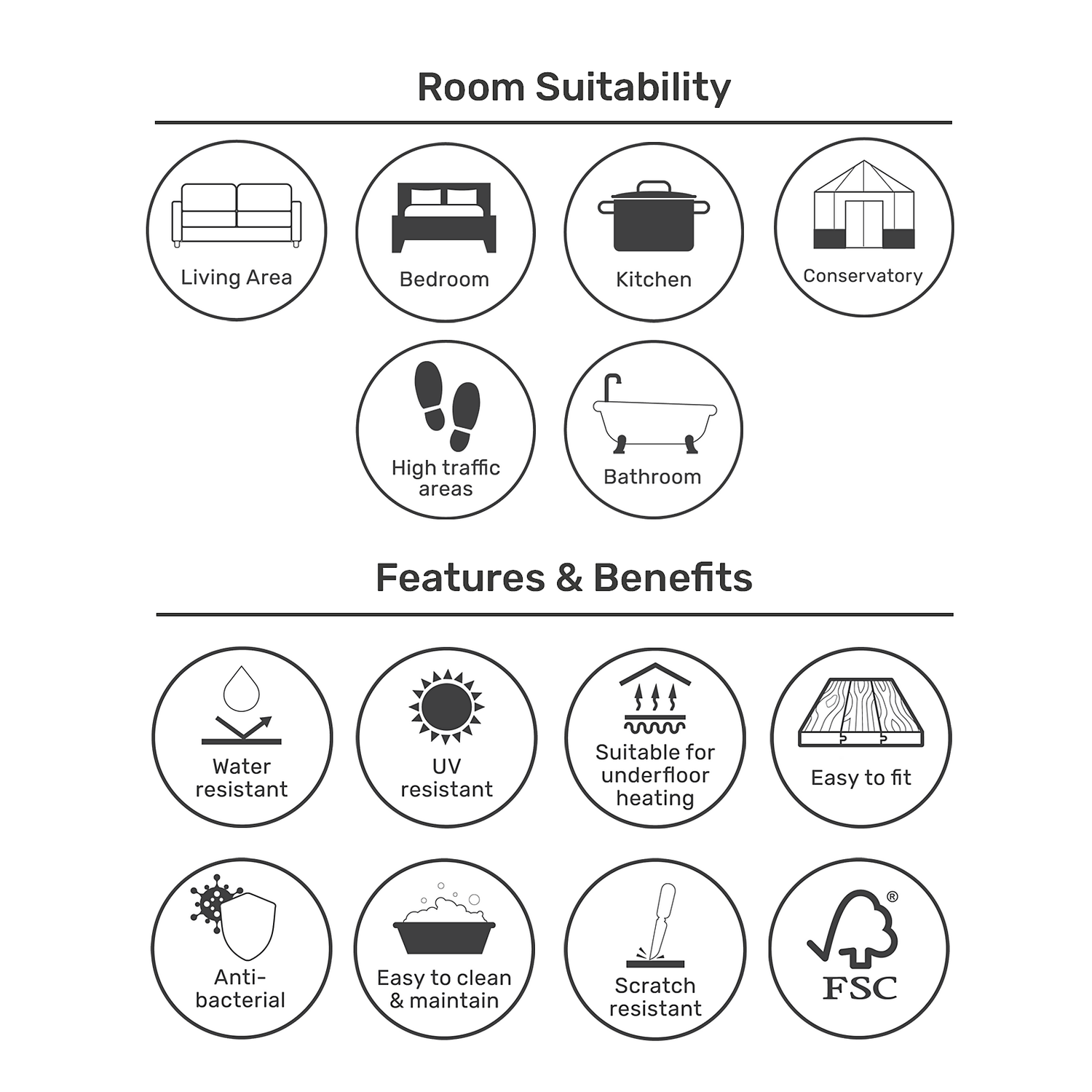 EGGER HOME Anthracite Slate Tile 8mm Aqua+ Laminate Flooring EGGER HOME Anthracite Slate Tile 8mm Aqua+ Laminate Flooring -Homebase Shop 13999106 5705014868287242